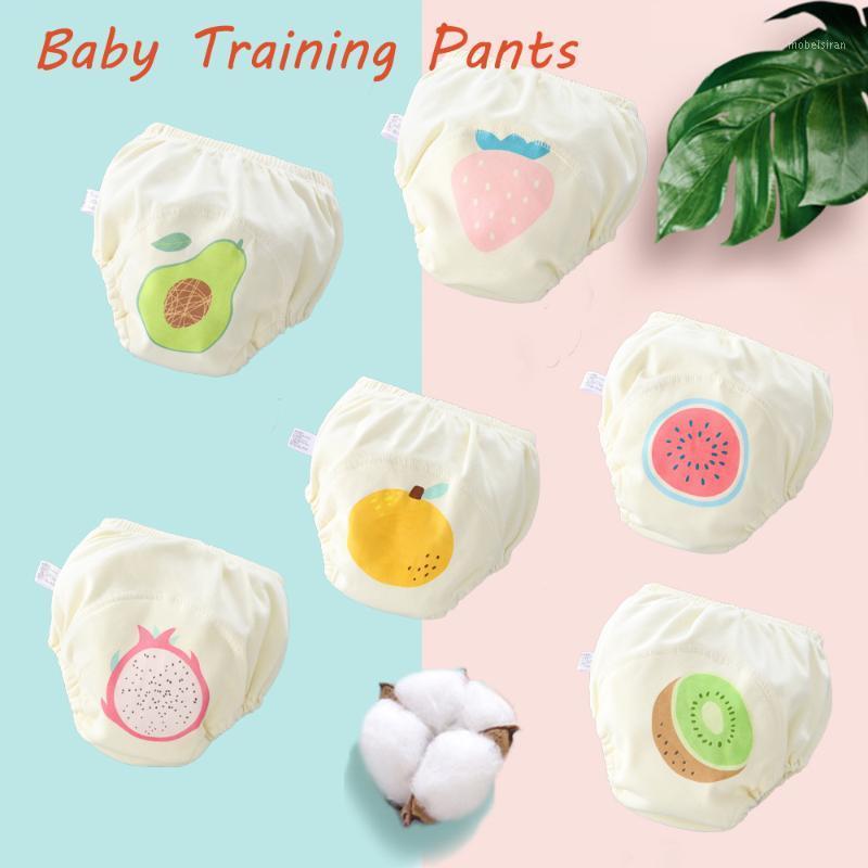 

Baby Cotton Training Pants Panties Baby Diapers Reusable Cloth Diaper Nappies Washable Infants Children Underwear Nappy Changing1, Orange