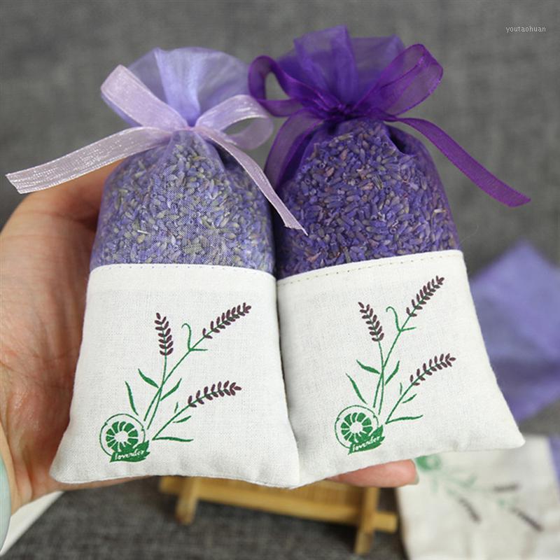 

20pcs Gauze Lavender Bags Fragrance Pouch Empty Sachets Bag for Wardrobe Car1