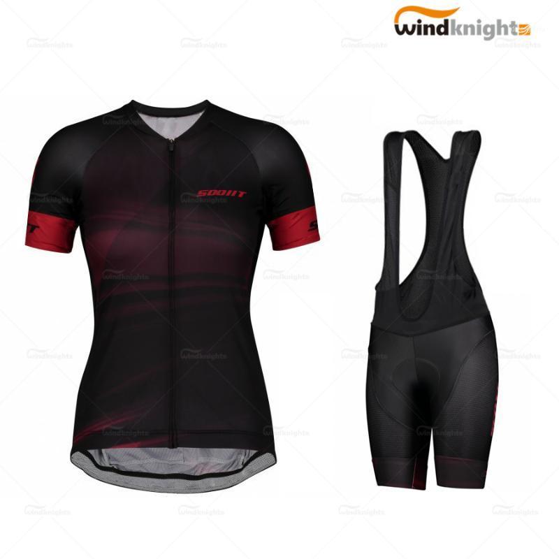 

2020 Lady Riding Clothing SCOTT-RC PRO Women Cycling Jersey Set Summer Training Maillot Ropa Ciclismo MTB Female Biking Wear1, Normal cycling set