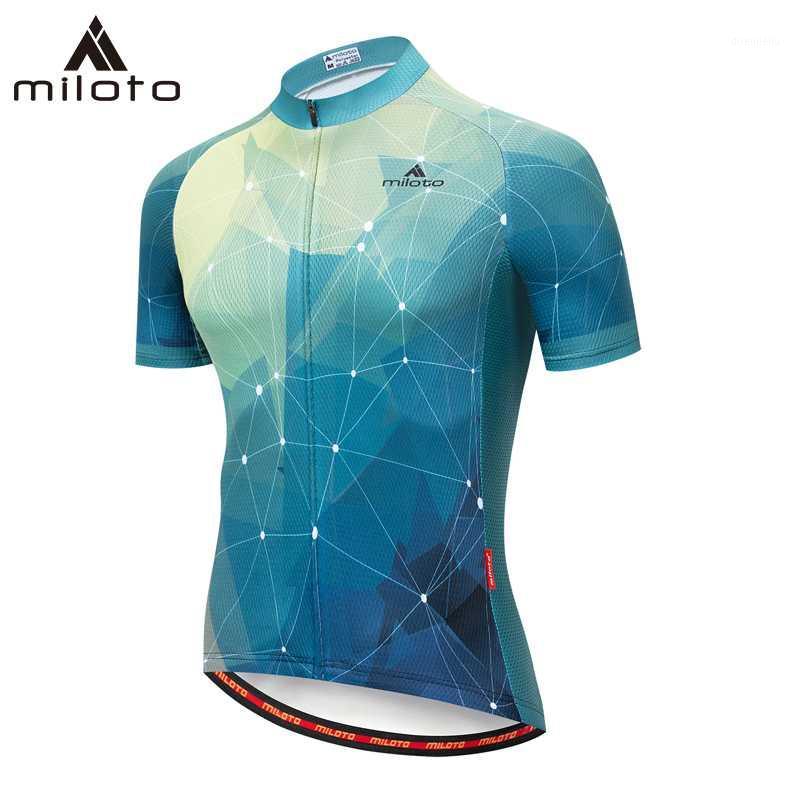 

MILOTO MTB Jersey Pro Cycling Wear Quick-Dry Cycling Clothing Bike Jersey Short Sleeves Cycle hombre shirts1, Cbj-m053