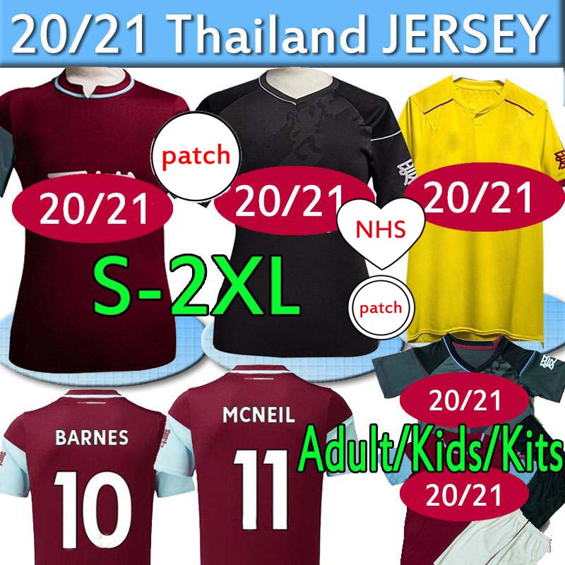 

The Clarets Lancashire Burn soccer jerseys ley FC 20 21 WESTWOOD BARNES BROWNHILL DUNNE POPE football shirts Men kits kids Uniforms Thailand, 6 home adult kits patch