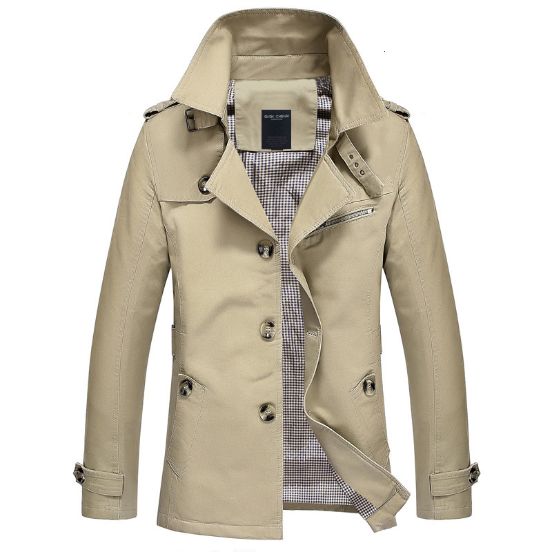 

2021 New Mens Slim Fit Clothes From Male Businesses Jacket 5xl Autumn Long Coat 0TTH, Blue