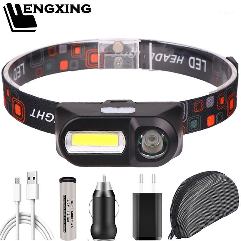 

Portable Mini XPE+COB LED Headlamp USB Rechargeable Lantern Q5 Head Lamp Torch Outdoor Camping Headlight1