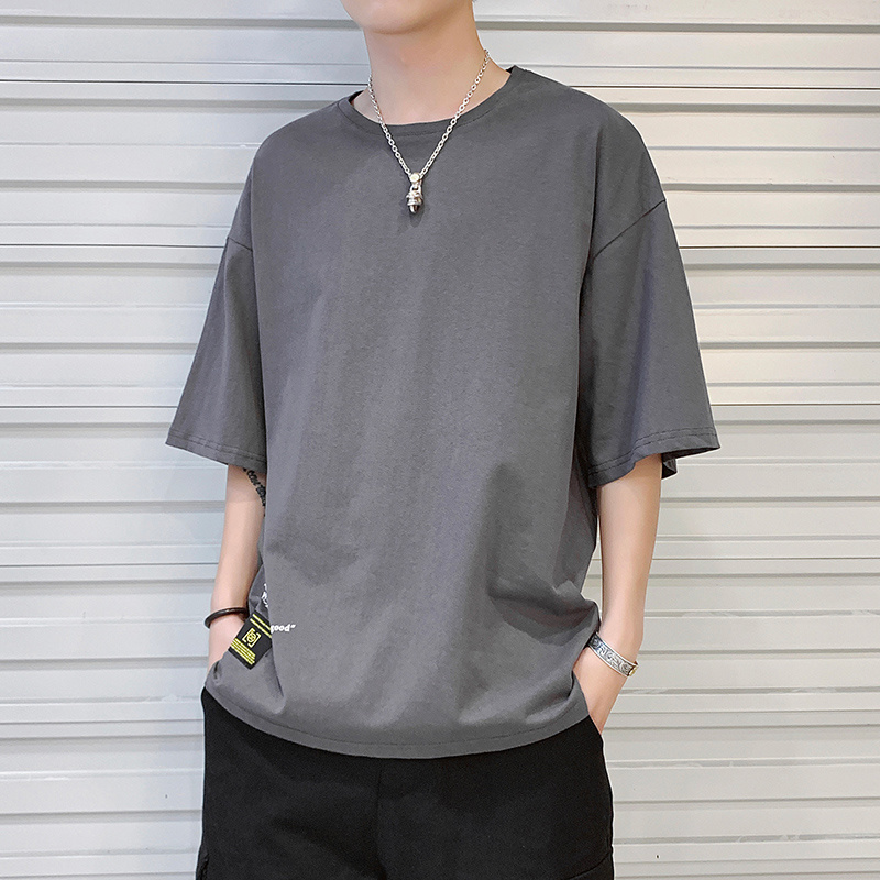 

Streetwear Men's T-Shirts Back Printing Male Half Sleeve T-Shirt O-Neck Breathable Summer Mens T Shirts
