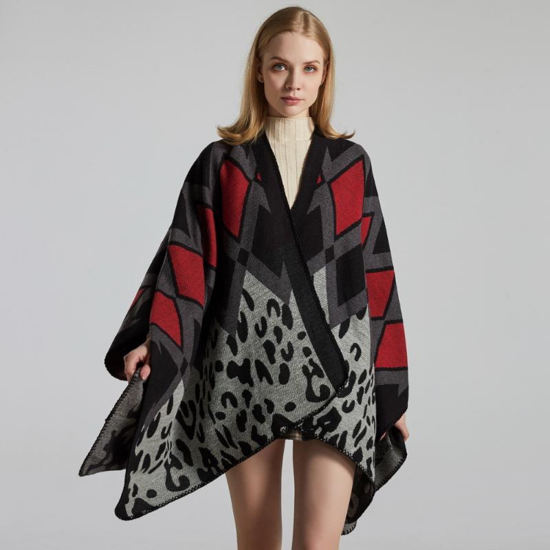 

New women's cape travel suntan scarf autumn winter fashion warm cashmere imitation oversized shawls sell well pleated shawl