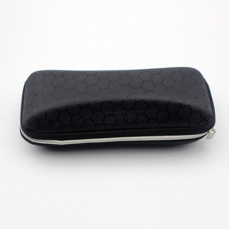 

New EVA Glasses Box With Lanyard Zipper Sunglasses Cover For Women Men Eyewear Eyeglass Cases Pouch Bag Honeycomb Pattern2021