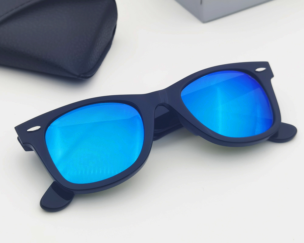 

Classic square Man Woman Sunglasses Inclination angle Acetate Frame UV400 Glass Lenses with Accessories box