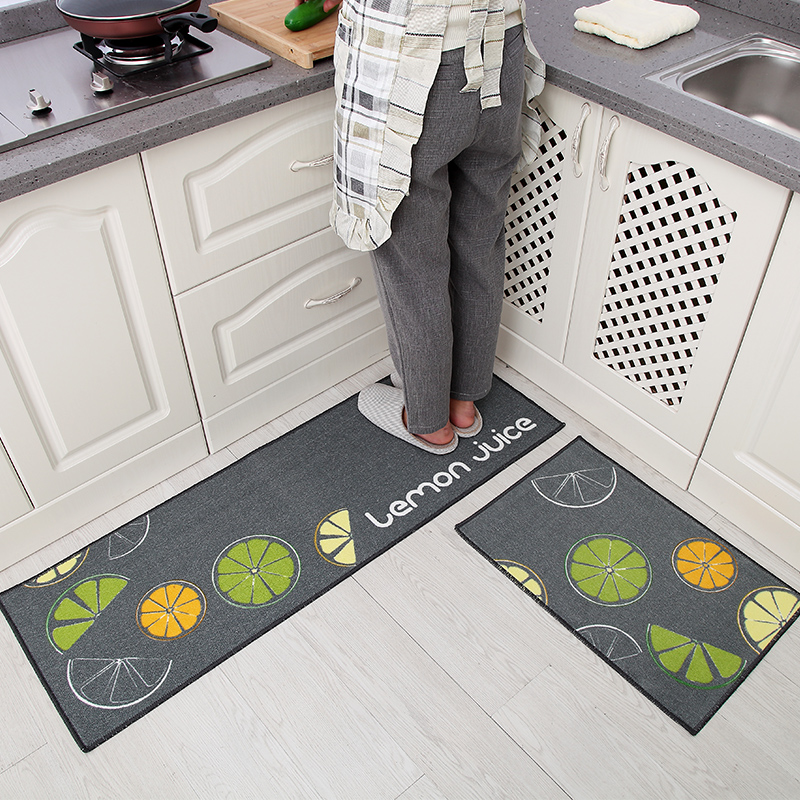 

Kitchen Mat Set Anti-slip Area Rugs for Living Room Bedroom Balcony Porch Bathroom Bath Carpet Entrance Doormat WY72305