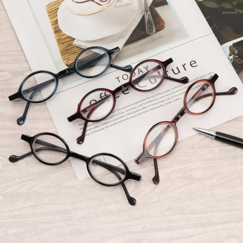 

1Pcs Read Eyeglass Ultralight PC Flat Mirror Eyewear Vintage High-Definition Reduces Eye Glasses Anti-UV Blue With Spring Hinge1