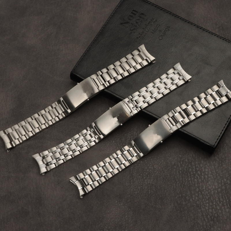 

Wholesale 20mm 22mm Silver Stainless Steel Watch Band For Fit Omega Strap Seamaster Speedmaster Planet Ocean Watchband