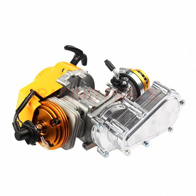 

2-Stroke Racing Engine 49cc Mini Motor Pocket Quad Dirt Bike Pull Start j5ww#