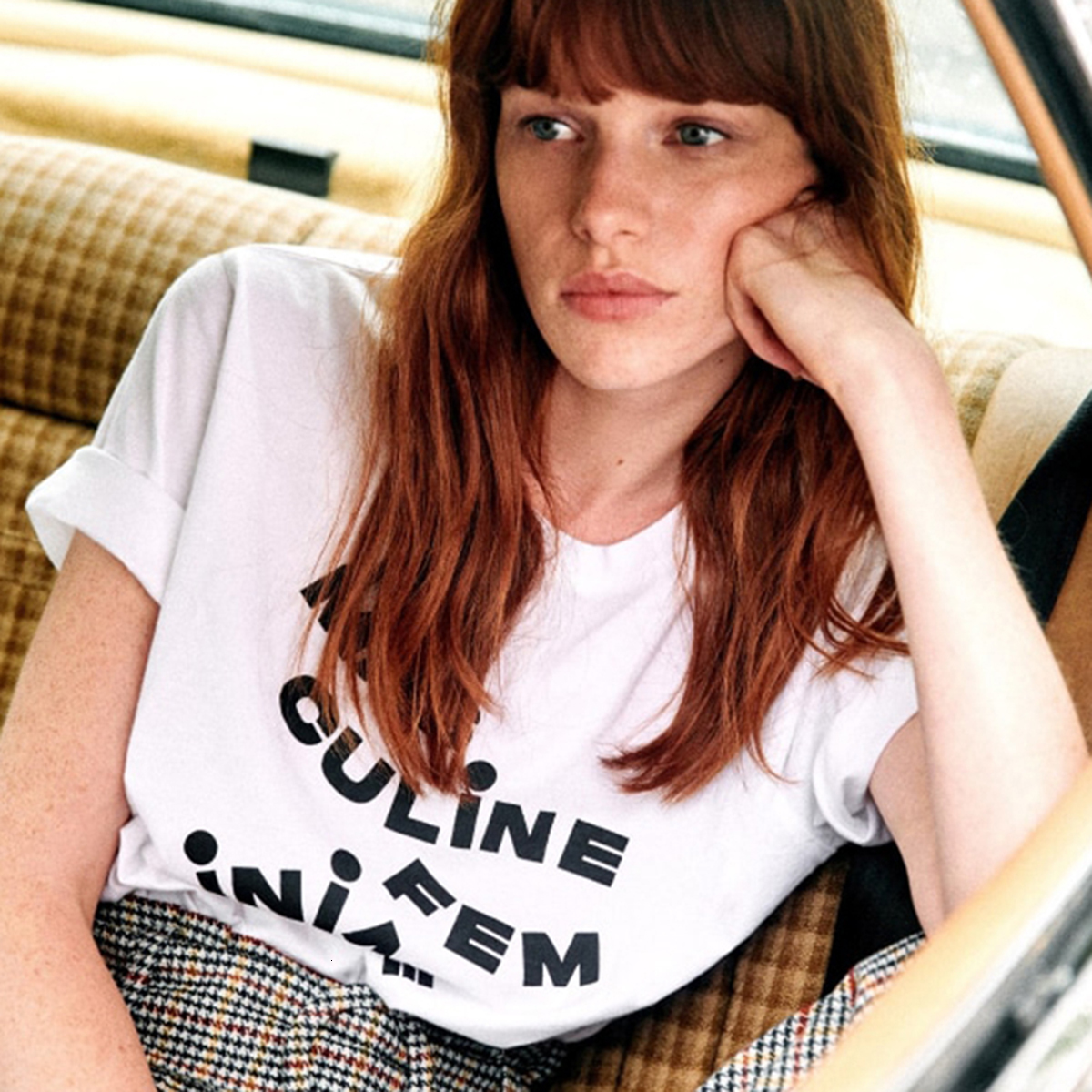 

2021 New Letter Vintage White t Shirt Chic Short Sleeve o Neck Shirts Women Clothes Summer Ladies Casual Fashion Cotton Streetwares 0s0e