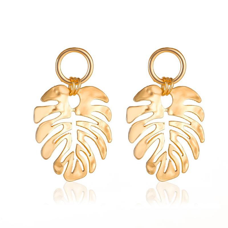 

Modyle 2020 Fashion Bohemian Long Earrings Unique Natural Real Leaf Big Earrings For Women Jewelry Gift oorbellen pendientes