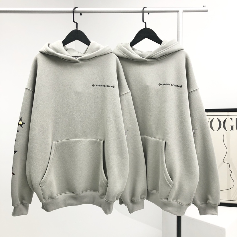 

Ch croxin 20fw graffiti hoodie with drop sleeves, Black