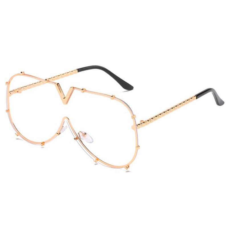 

Sunglasses Gafas De Sol Mujer Eyewear Protect Fashion Eye Clear Glasses Frame Sun Shades Men And Women Vintage Sunglass