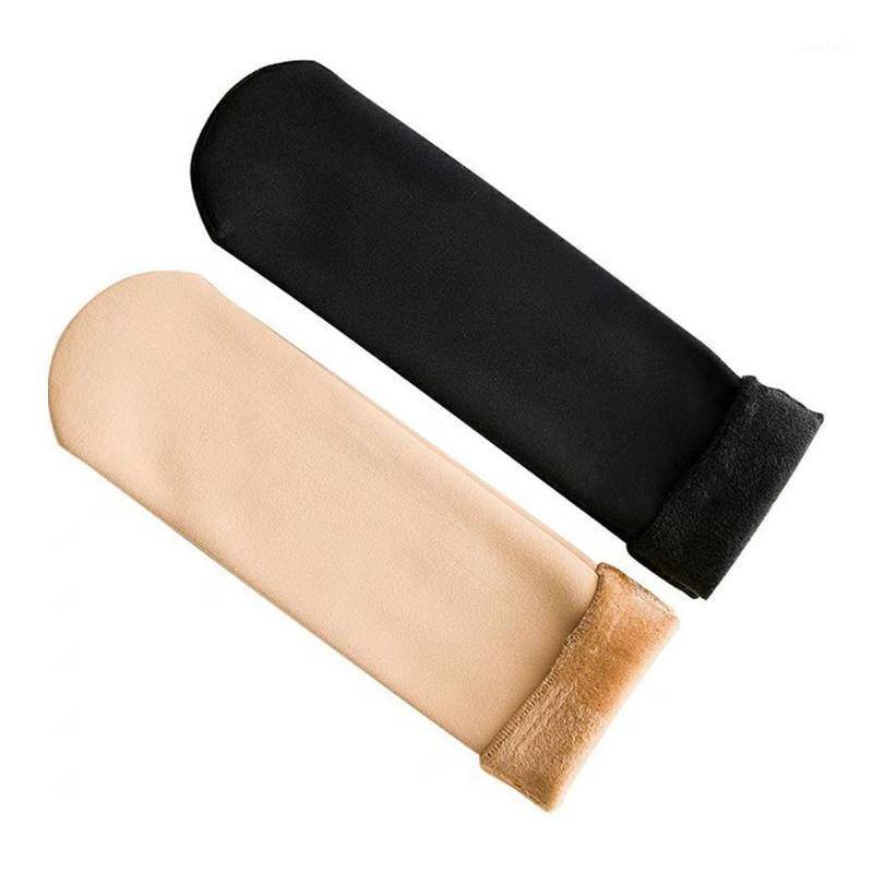 

1 Pair Winter Warmer Women Thicken Thermal Wool Cashmere Snow Socks Seamless Velvet Boots Floor Sleeping Women'S Socks1, Beige