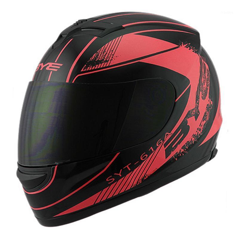 

BYE Motorcycle Helmet Men ABS Material Full Face Helmet Motorbike Moto Riding Scooter Chopper Cruiser Biker Moto1, Syt-616-01