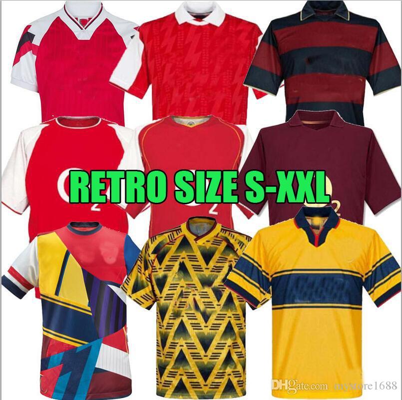 

HENRY Retro soccer jersey 05 06 Vintage PIRES football shirt 07 08 98 99 BERGKAMP rosicky REYES 20th anniversary 88 89 Final 2014 xxl