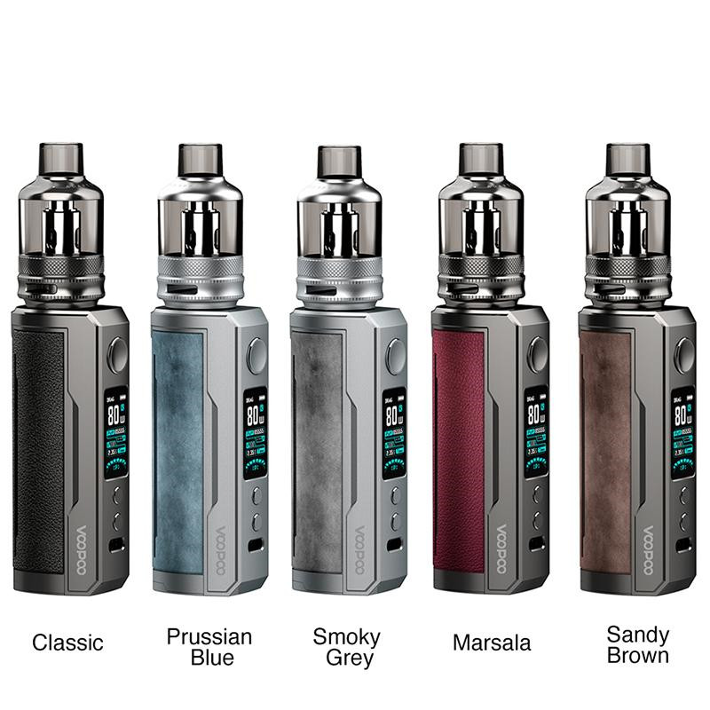 

100% original VOOPOO DRAG X Plus 100W Pod Kit Powered by Single 18650/21700 Battery with New TPP Pod Tank, Classic