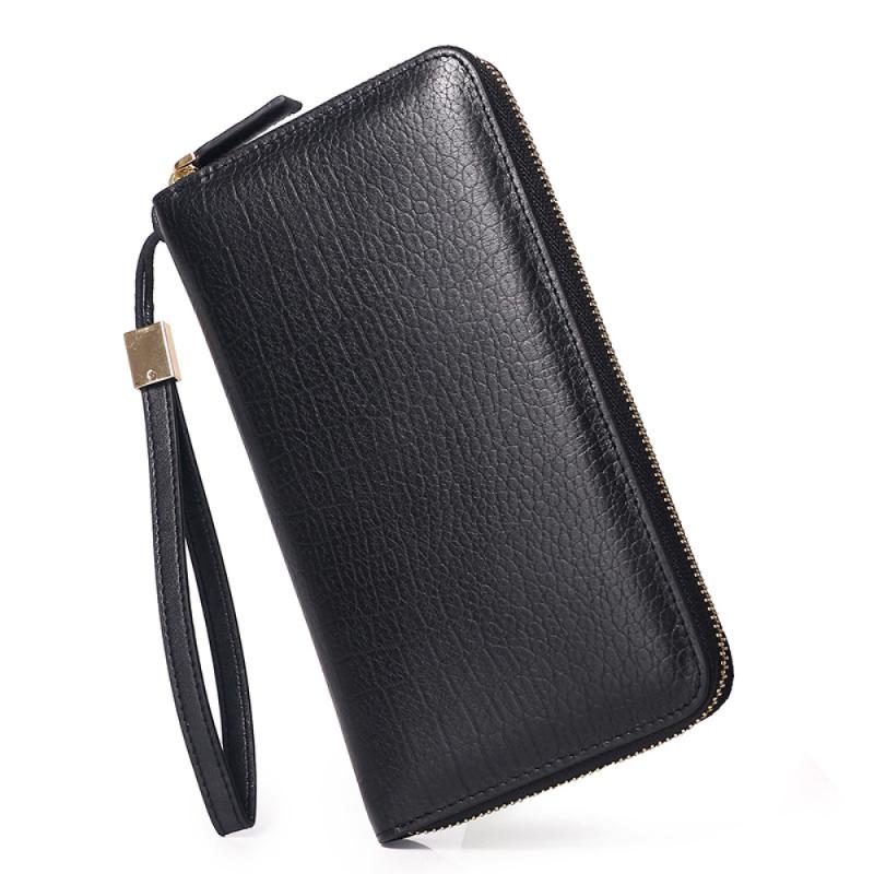 

2020 Men's Card Holder Leather Wallet Case Multifunctional Business Luxury Purses Leather Card Holder Wallet Case Purse For Men, Black