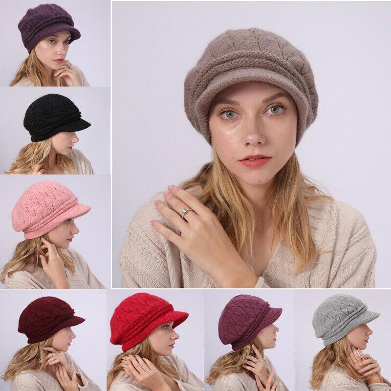 

Men/Women Unisex Baggy Knitted Woolly Winter Oversized Slouch Beanie Hat Cap Casual Skull Messy Slouchy Hat Solid Color Ski Cap