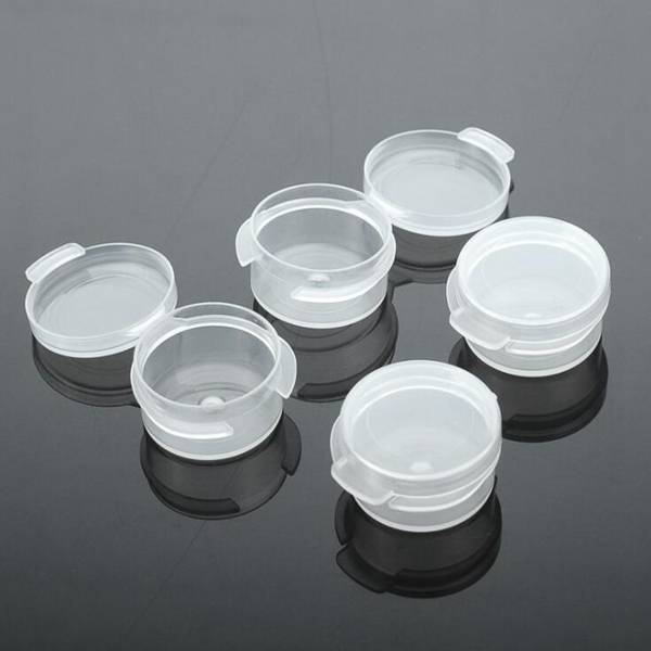 

New 5g button box, mini cream cream box, cosmetic packaging cream, eye cream hand cream, split sample, PP empty box.