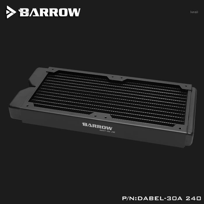

BARROW 30mm Thickness Copper 240mm Radiator Computer Water Discharge Liquid Heat Exchanger G1/4 Threaded use for 12cm Fans1