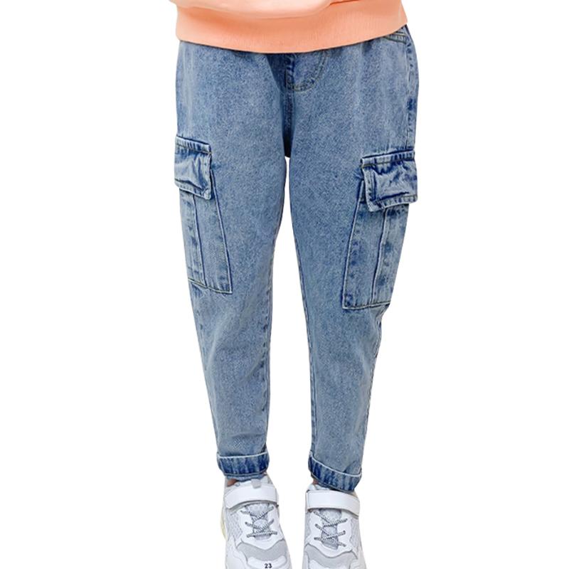 

Jeans For Girls Pockets Jeans For Girls Spring Autumn Kids Casual Style Children's Clothing 6 8 10 12 14, 89580