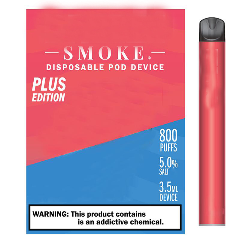 

DISPOSABLE POD Device PLUS EDITION Kit 800 Puffs Prefilled 3.5ml Cartridge Vape Pen