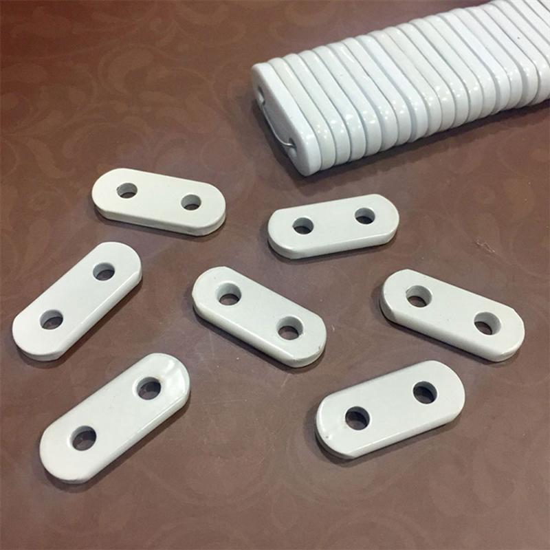 

25/50pcs Curtain Lead Weights White Coating Curtain Lead Block Put Bottom Weight Gain Block Weights
