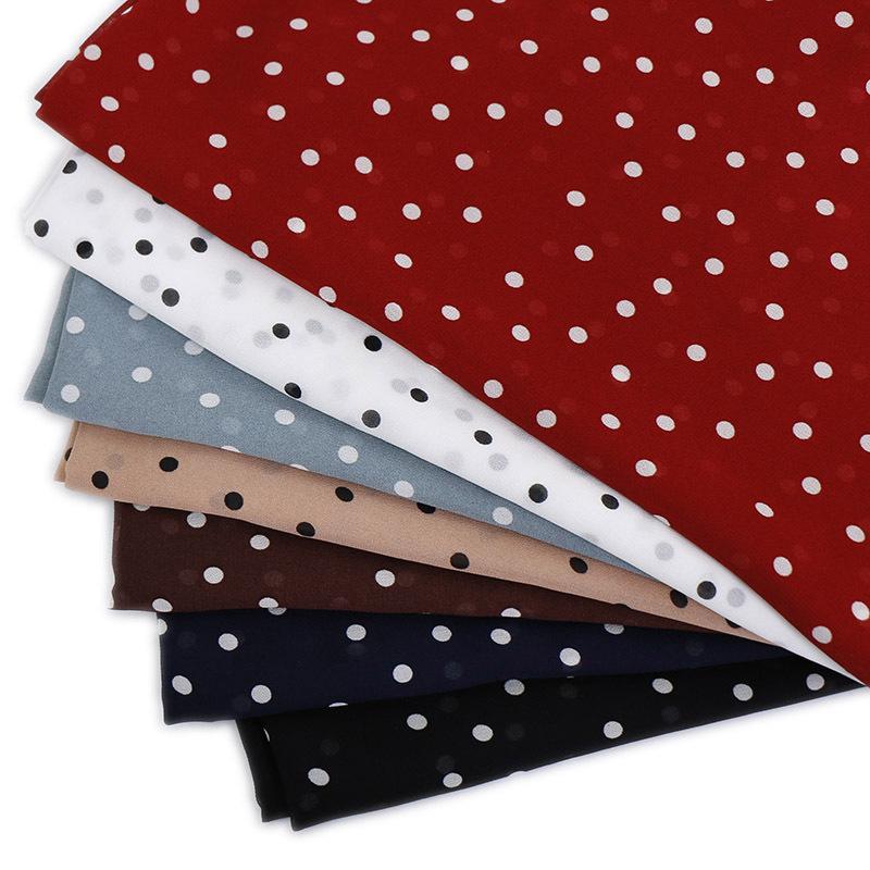 

Scarves Spring And Summer Pure Pearl Chiffon Dot Hijab Scarf National Wind Lady Shawl