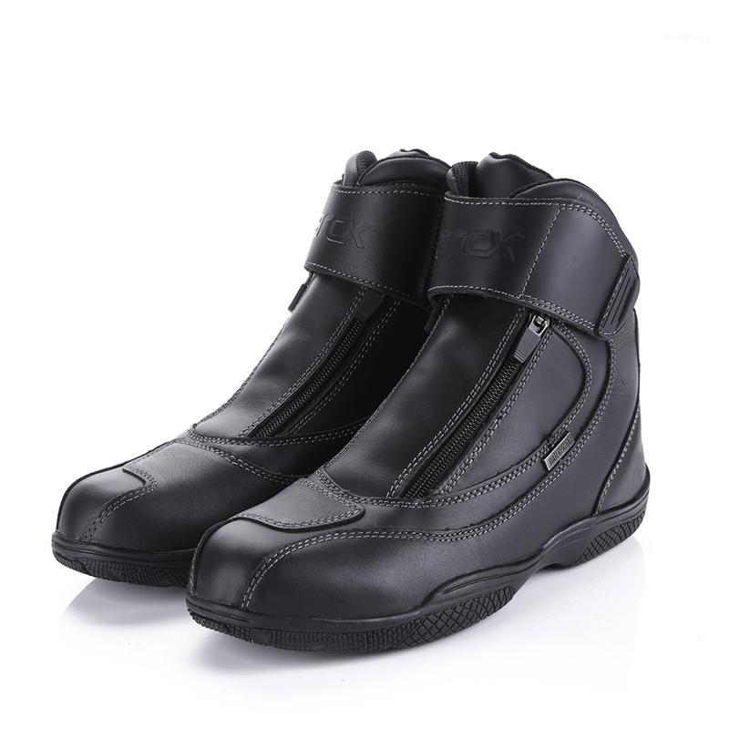 

High Quality Cowhide Shoes Motorcycle Racing Men Boots Mountain Bike ATV MX Motocross Off-road Motorcycle Shoes1
