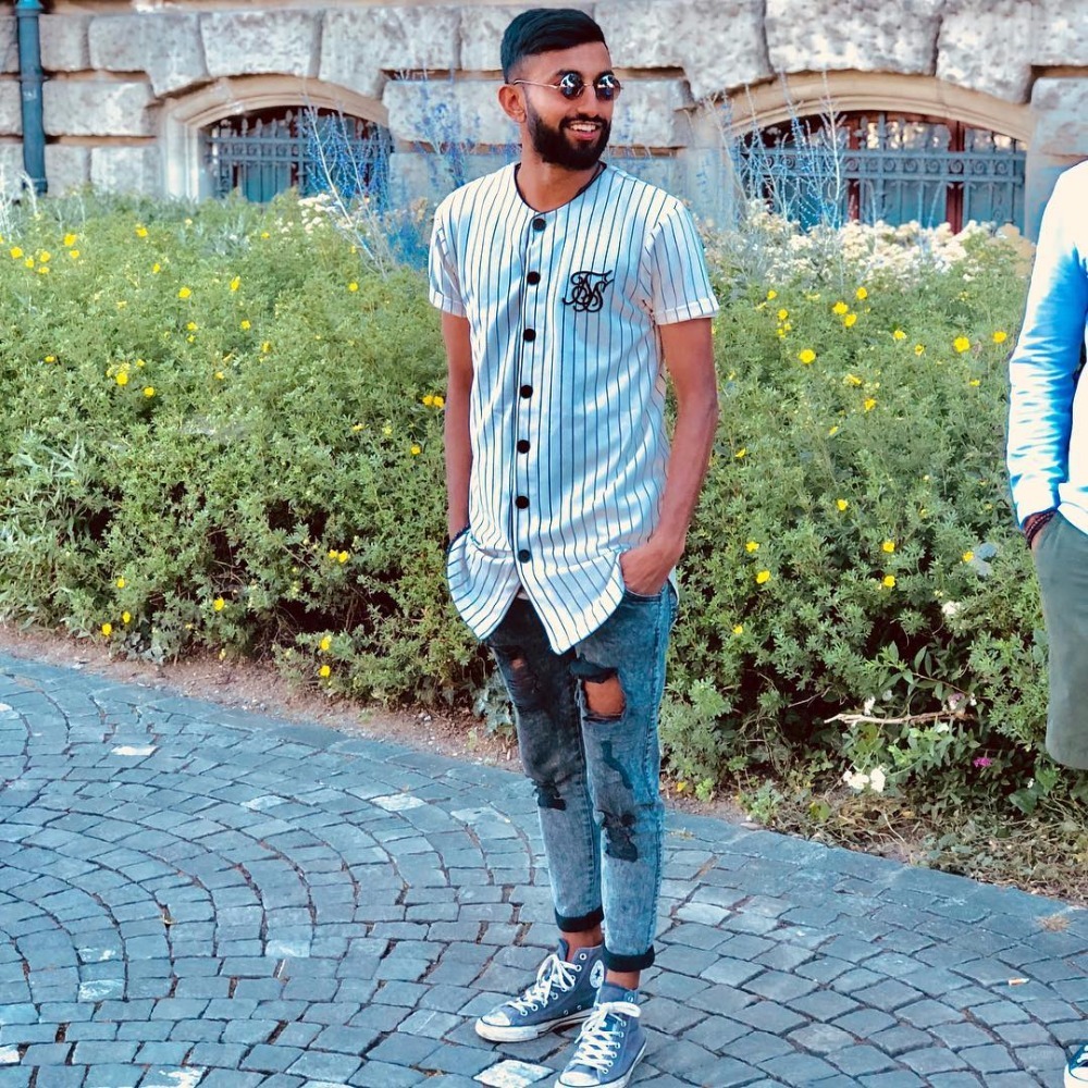 baseball jersey fashion men