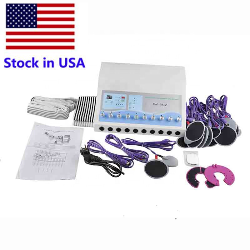 

Stock in US TM-502 Slimming Machines EMS muscle stimulator Electrostimulation Machine Russian Waves Weight Loss Electric Muscle Stimulator