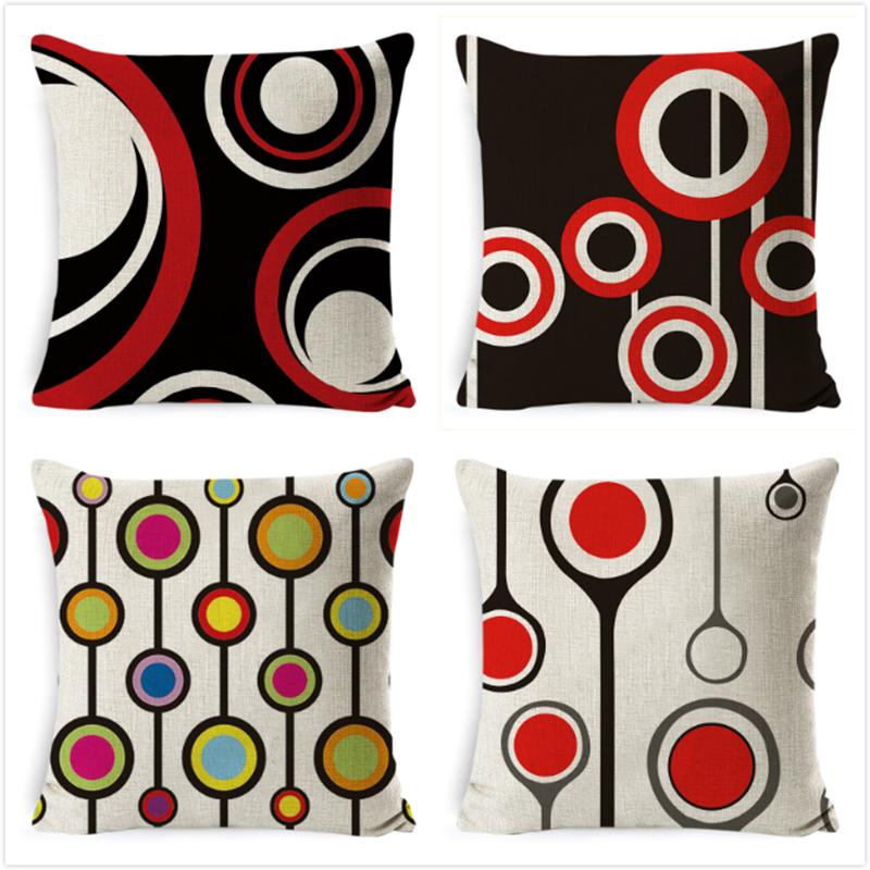

Geometric Decorative Cushion Cover Sofa Home Car Decor Cushion Case Funny Throw Pillow Cover Chair Pillow Case Couch Pillowcase, S0012