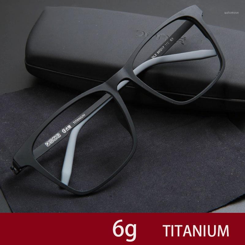 

Vazrobe titanium Glasses Frames Men Women Black Eyeglasses men's eyewear man Wide Oversized Spectacles for Prescription Male1