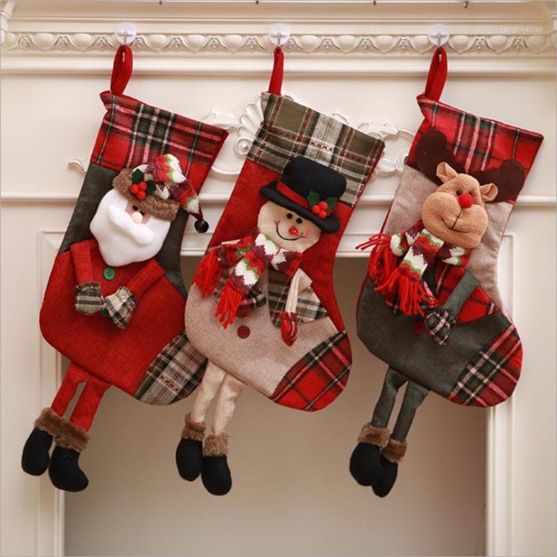 

YWCOOL Christmas Stockings Gift Kids Candy Bag Xmas Decoration for Home Christmas Tree1