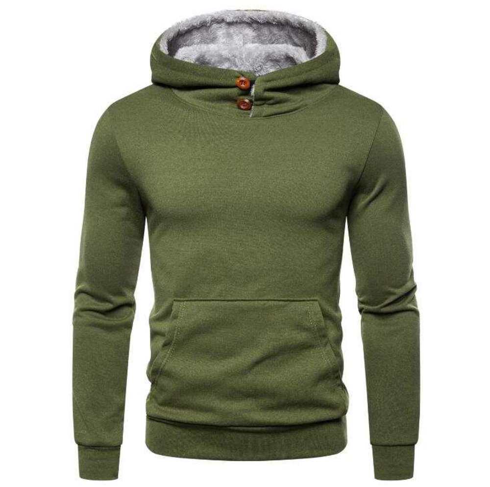 

spring new foreign trade explosion models European and American solid color men's pullover hooded Sweater