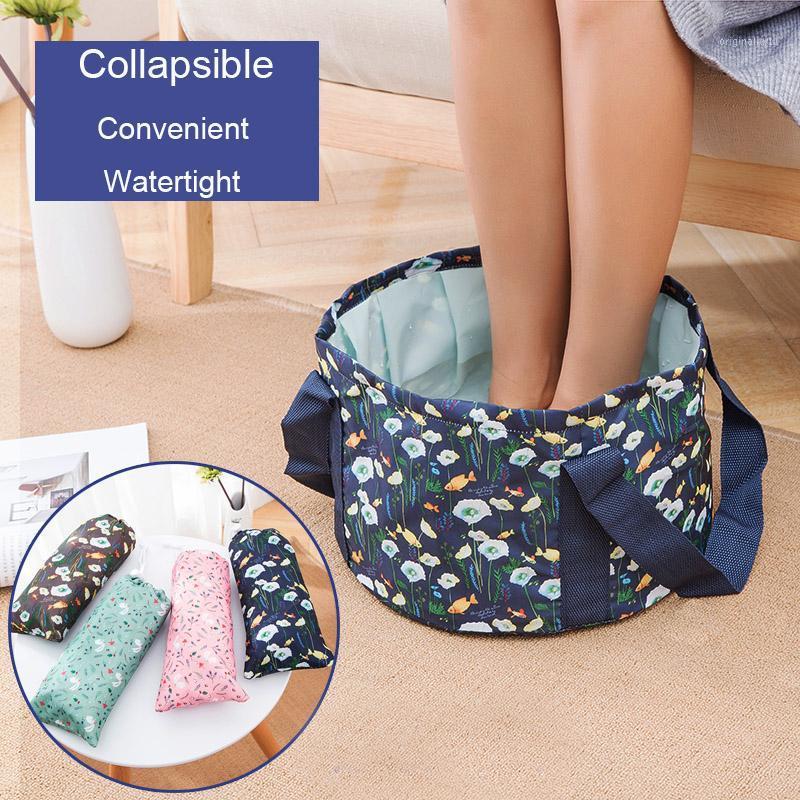 

Collapsible water bucket Portable folding outdoor camping fishing ultra-light pool sports washbasin Foot Bath 10L16L Tool Basin1
