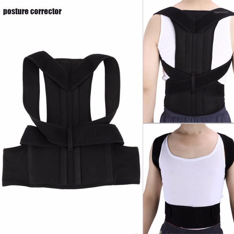 

Adjustable Back Posture Corrector Unisex Posture Corrector Shoulder Belt Support Adjustable Pain Best Therapy Belt1, Black