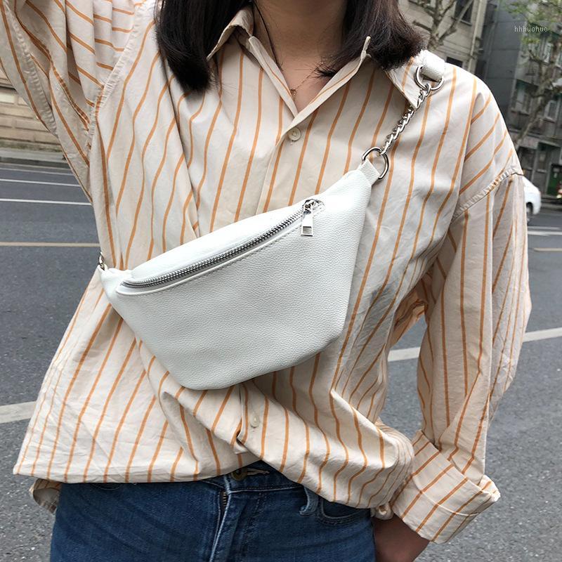 

2020 new Korean shoulder bag women's casual fashion sports ladies crossbody mini waist bag1, Black