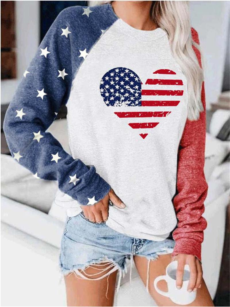 

2020 Women Clothes Print tshirts O-Neck Color Patchwork Tops Women Tee Shirt Autumn harajuku Tops Madame ropa de mujer, Cross gray