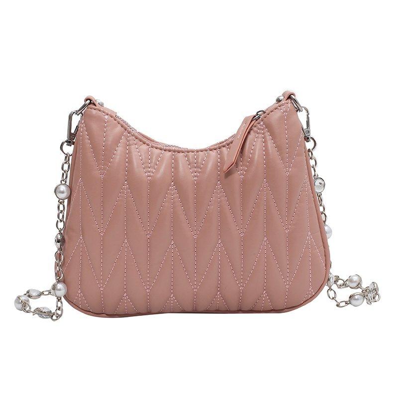 

Fashion Women Bag Artificial Leather Luxury Lady Shoulder Bag Designer Crossbody Chain Youth Daily Bags Small Light, Black