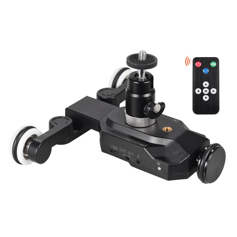 

Portable Wireless Motorized Camera Video Dolly Slider Dolly Rolling Slider for DSLR Photography