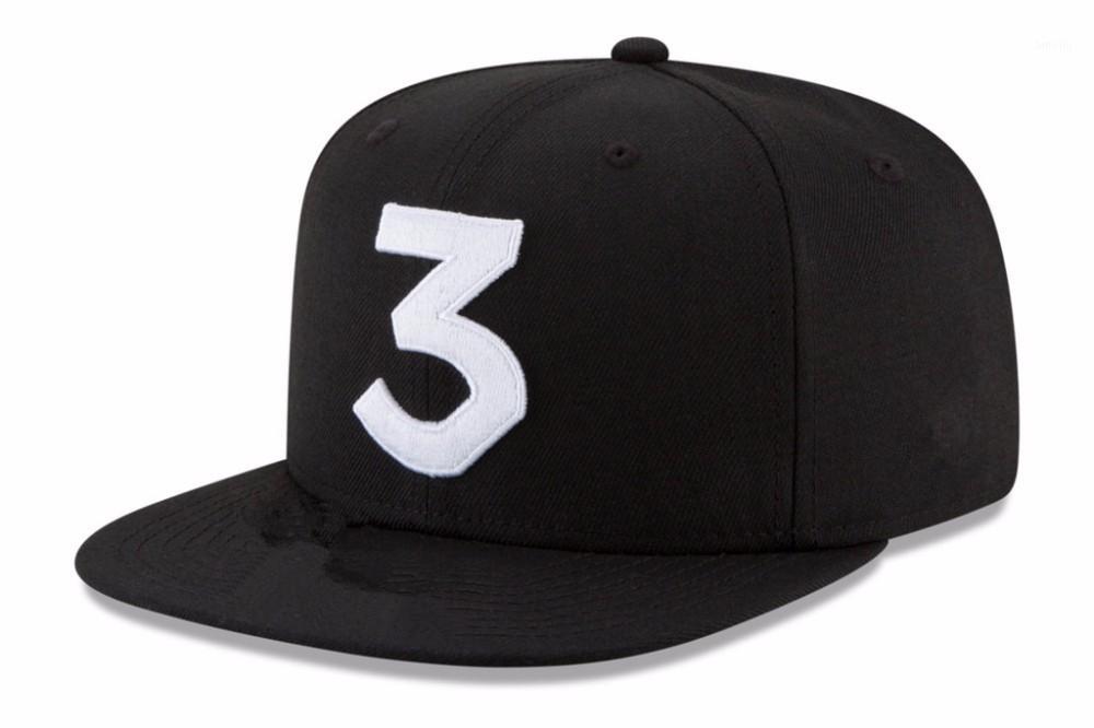 

2017 Popular chance the rapper 3 Hat Cap Black Letter Embroidery Baseball Cap Hip Hop Streetwear Strapback Snapback Sun Hat Bone1, Blue;gray