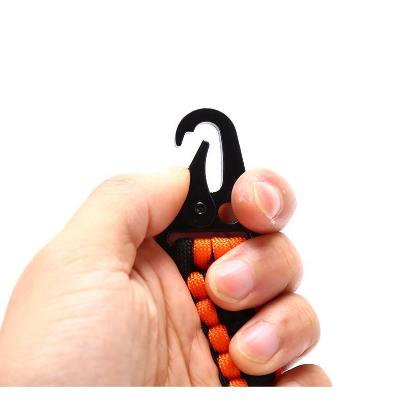 

Outdoor Keychain Camping Carabiner Military Paracord Rope Bottle Opener Outdoor jllNKh