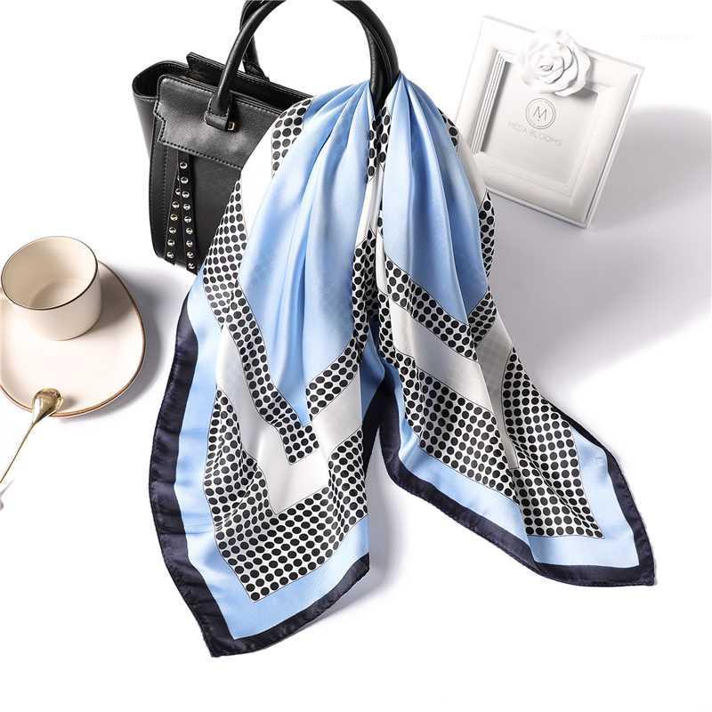 

Women Fashion Print Silk Neck Scarf Foulard Lady Shawls Wraps Hair Accessories Bandana Hand Neckerchief 2020 New Ddesigner1