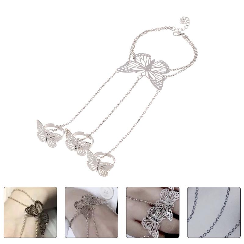 

Charm Bracelets 1pc Fashion Hand Back Chain Creative Women Jewelry For Female