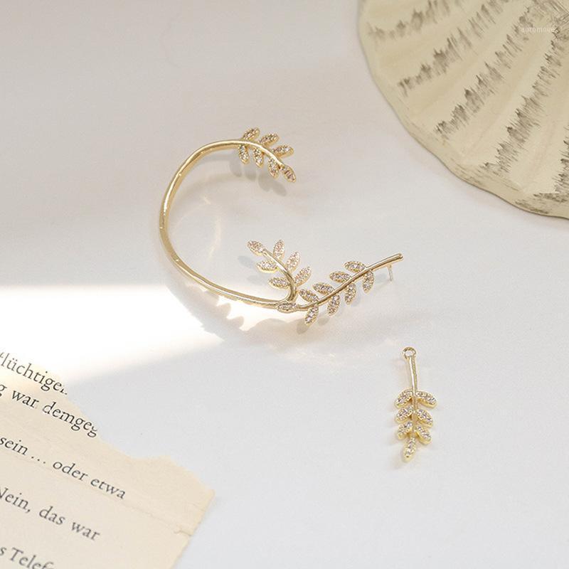 

New arrive fashion jewellery shiny metal Integrated hook earrings for woman korean new design elf simple earring female1
