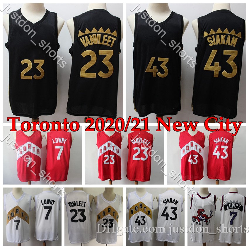 

Mens Vintage Toronto Basketball Jerseys Kawhi Leonard 2 Kyle L Owry 7 Pascal Siakam 43 Fred VanVleet 23 Serge Ibaka 9 Retro Basketball S, Black;red